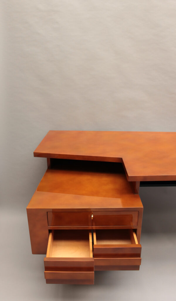 Fine French Mid-Century Lacquered Desk by Raphael - Image 17