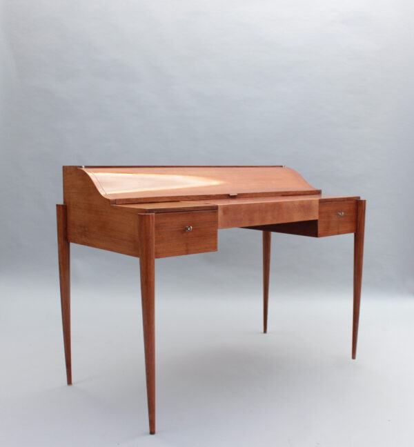 Fine French Art Deco Palisander Desk and Chair by Robert Bloch - Image 7