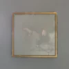 Fine 1970’s Brass and Glass Square “Queen's Necklace” Ceiling Light by Perzel