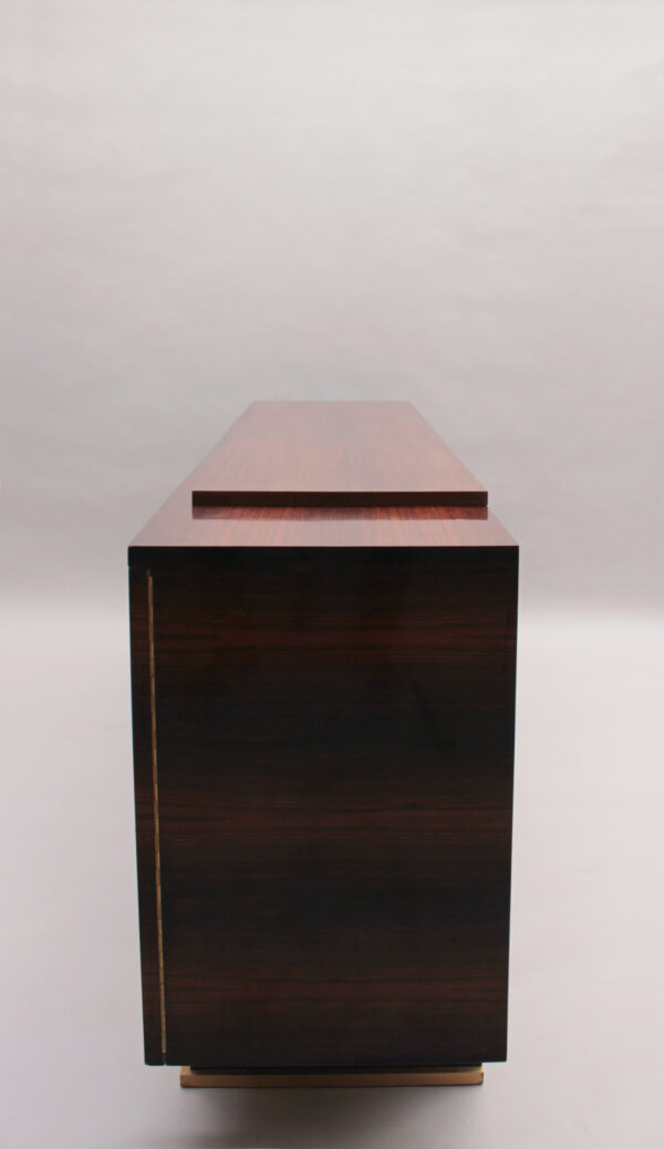 Fine French Art Deco Rosewood sideboard by Jules Leleu - Image 8