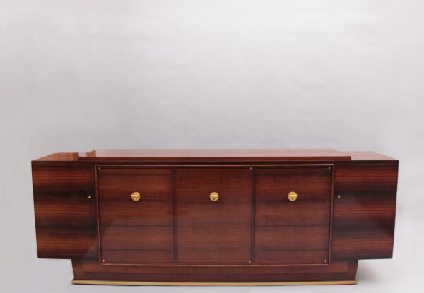 Fine French Art Deco Rosewood sideboard by Jules Leleu - Image 2