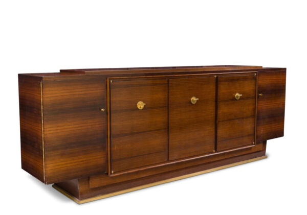 Fine French Art Deco Rosewood sideboard by Jules Leleu - Image 14