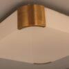 Fine French Art Deco Glass and Bronze Ceiling or Wall Light by Perzel