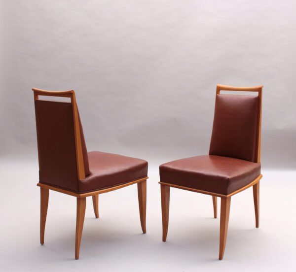 Set of 6 Fine French Art Deco Dining Chairs by Etienne-Henri Martin - Image 20