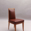 Set of 6 Fine French Art Deco Dining Chairs by Etienne-Henri Martin