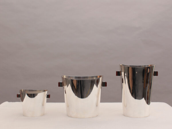 A set of 3 Fine 1970s Silver Plated Buckets - Image 10