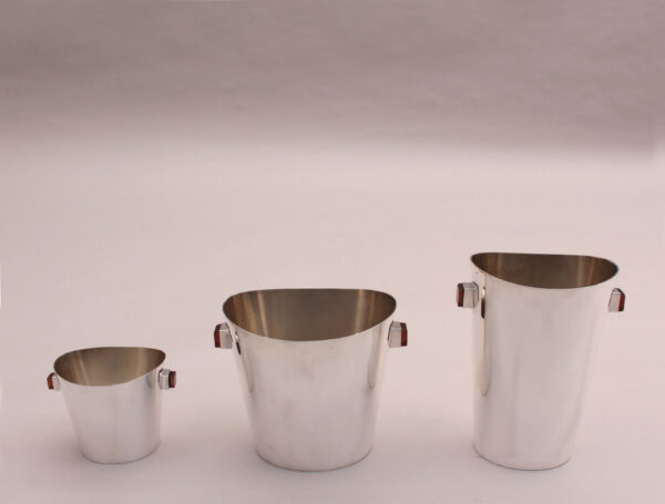 A set of 3 Fine 1970s Silver Plated Buckets - Image 11