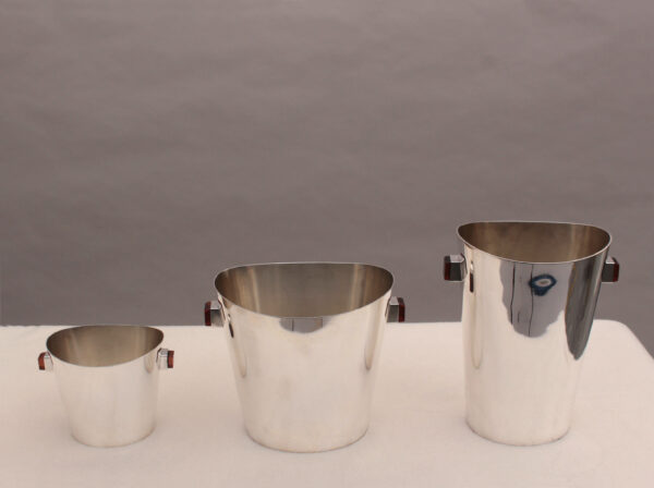 A set of 3 Fine 1970s Silver Plated Buckets - Image 19