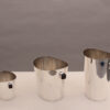 A set of 3 Fine 1970s Silver Plated Buckets