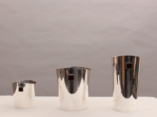 A set of 3 Fine 1970s Silver Plated Buckets - Image 15