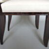 A Set of 8 Fine French Art Deco Macassar Ebony Dining Chairs by Paul Frechet