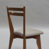 Set of 4 Fine French 1950s Oak Dining Chairs by Guillerme et Chambron