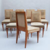 Set of 7 Fine French 1940s Dining Room Chairs