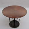 Fine French 1940's Adjustable Occasional / Side Table by Martin et Guenier