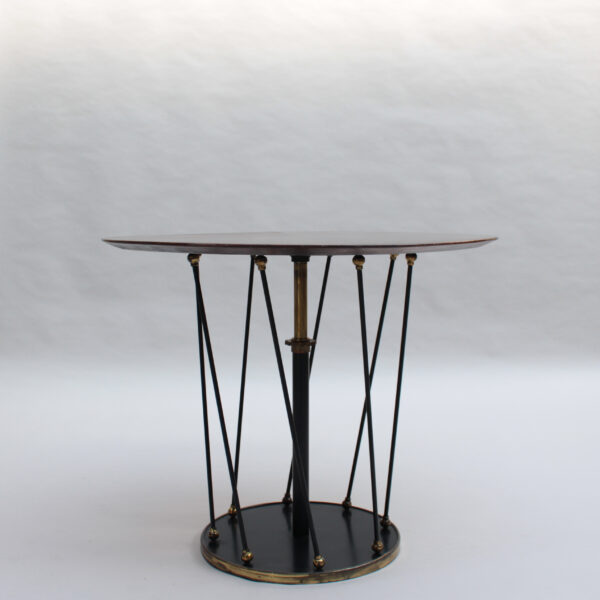 Fine French 1940's Adjustable Occasional / Side Table by Martin et Guenier - Image 2