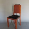 Set of 4 Fine 1930s Wooden Back Dining Chairs