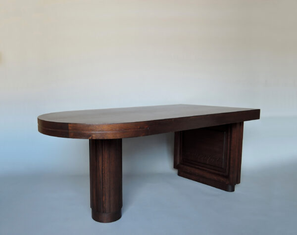 Fine French 1930s Dining / Writing Table by Dudouyt - Image 4