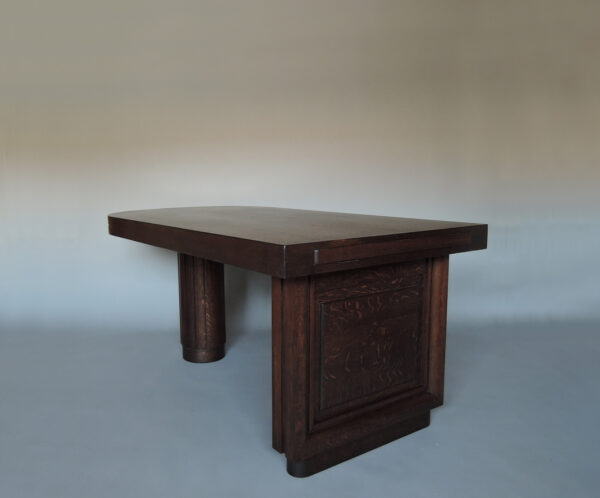 Fine French 1930s Dining / Writing Table by Dudouyt - Image 13