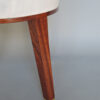 12 Fine French 1950s Mahogany Dining Chairs by Jacques Adnet