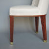 12 Fine French 1950s Mahogany Dining Chairs by Jacques Adnet