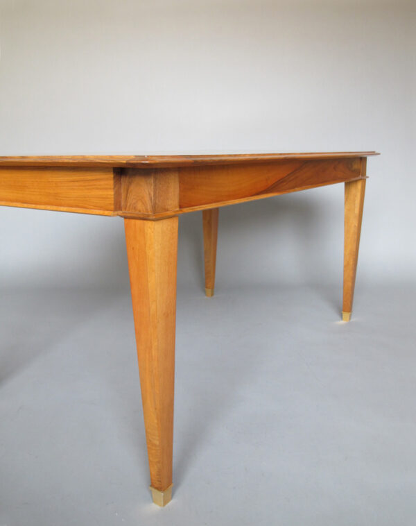 Fine French 1940s Extendable Walnut Dining/Writing Table - Image 16