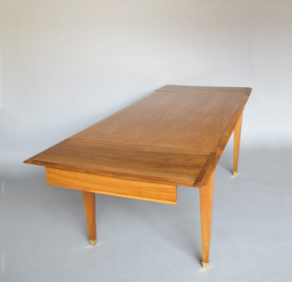 Fine French 1940s Extendable Walnut Dining/Writing Table - Image 20