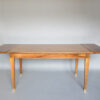 Fine French 1940s Extendable Walnut Dining/Writing Table