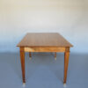 Fine French 1940s Extendable Walnut Dining/Writing Table