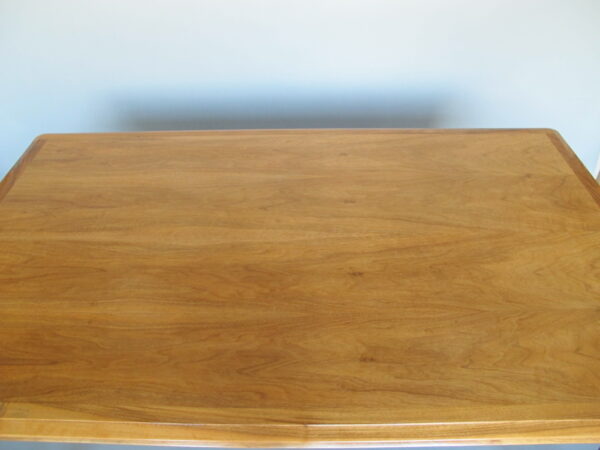 Fine French 1940s Extendable Walnut Dining/Writing Table - Image 11