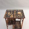 Fine French Japonisme Lacquered Side Table with Shagreen Inlays