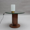 Fine French Mid-Century Bronze and Glass Table Lamp by Perzel