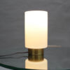 Fine French Mid-Century Bronze and Glass Table Lamp by Perzel