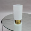 Fine French Mid-Century Bronze and Glass Table Lamp by Perzel