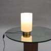 Fine French Mid-Century Bronze and Glass Table Lamp by Perzel