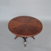 French Art Deco Rosewood Gueridon with a Four Curved-Leg Pedestal