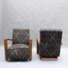 Pair of Fine French Art Deco Club Chairs