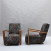 Pair of Fine French Art Deco Club Chairs