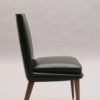 Set of 6 Fine French 1950s Leather-upholstered Dining Chairs