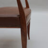 Fine French Art Deco Beech Wood Desk Chair