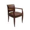 Fine French Art Deco Beech Wood Desk Chair