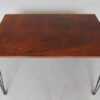 French 1950s Black Metal and Wood Occasional / Writing Table