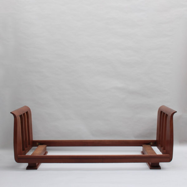 Fine French 1930s Daybed / Sofa Attributed to Lucien Rollin - Image 9