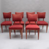 Set of 6 Fine French 1950s Dining Chairs in the manner of Royere