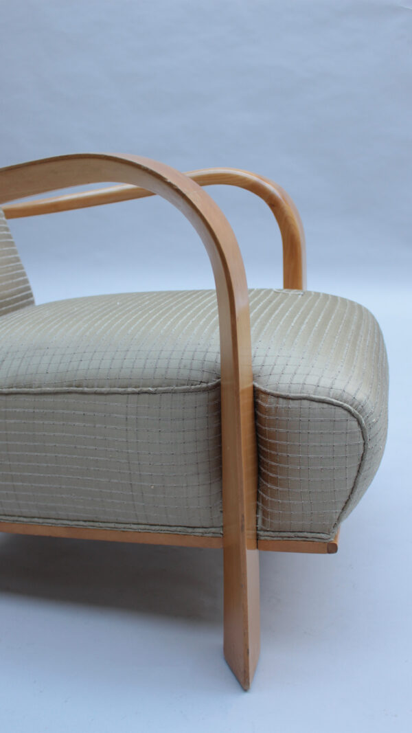 Pair of Fine French 1930s Armchairs by Robert Block - Image 10