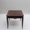 Fine French 1940s Ebony Macassar Game Table