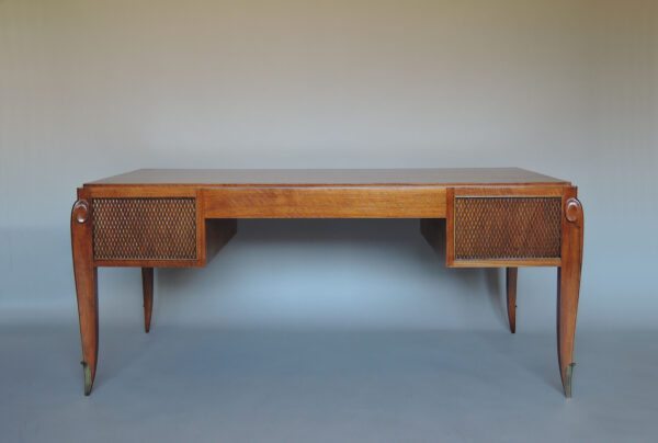 Fine French 1940s Desk by Jean Pascaud - Image 6