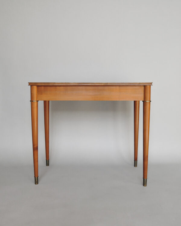 Fine French Art Deco Cherry Desk with Bronze Details - Image 10