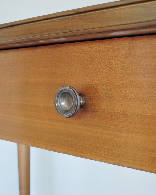 Fine French Art Deco Cherry Desk with Bronze Details - Image 16