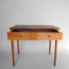 Fine French Art Deco Cherry Desk with Bronze Details