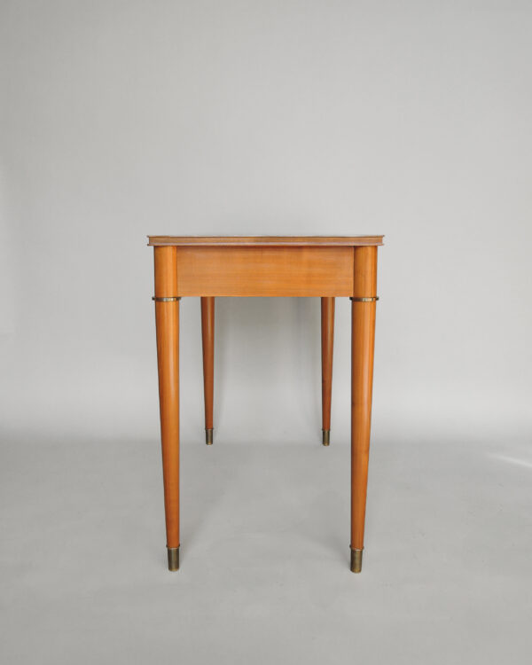 Fine French Art Deco Cherry Desk with Bronze Details - Image 8